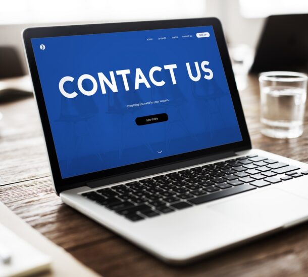 Customer care webpage interface word