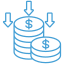 Reduce cost icon